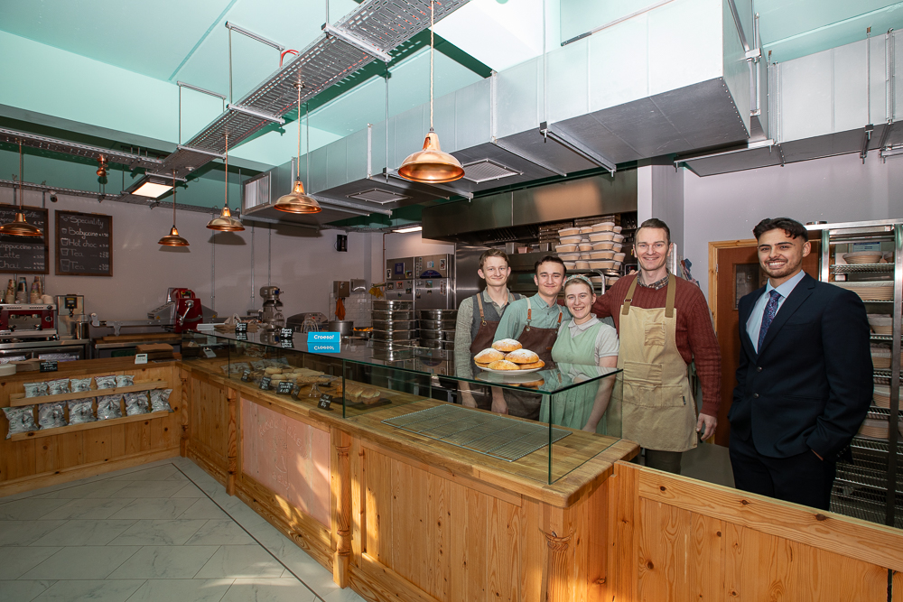 Alex Kurtz-Shefford and Rosa’s Bakery Staff