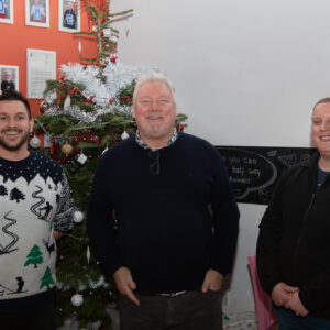 Thom Lynch, Peter Lynn and Emily Pritchard